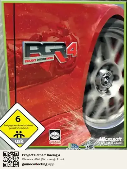 Project Gotham Racing 4 Xbox 360, Germany box front