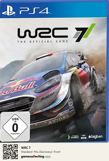 WRC 7 PlayStation 4, Germany box front