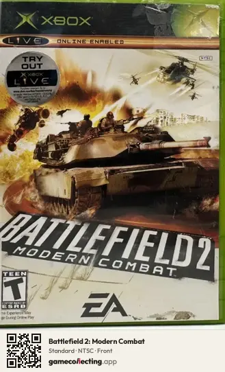 Battlefield 2: Modern Combat Xbox, NTSC box front