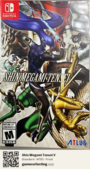 Shin Megami Tensei V Nintendo Switch, NTSC box front