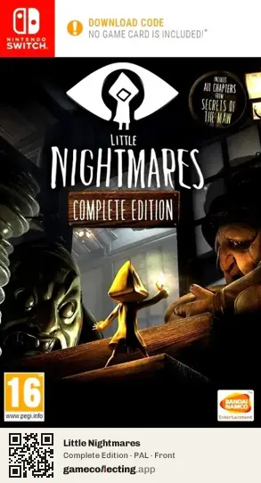 Little Nightmares Nintendo Switch, PAL box front