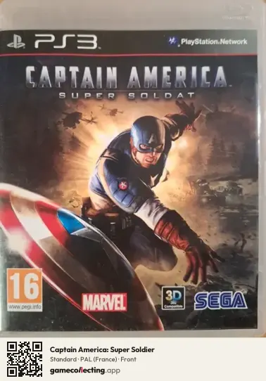 Captain America: Super Soldier PlayStation 3, France box front