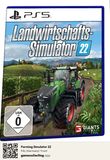 Farming Simulator 22 PlayStation 5, Germany box front