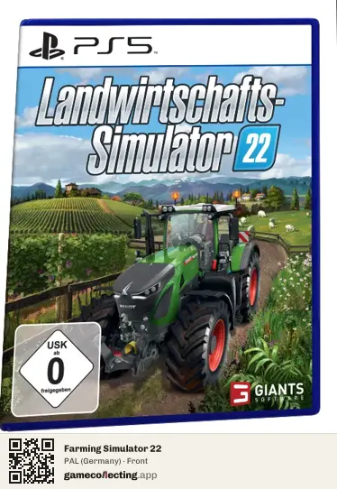 Farming Simulator 22 PlayStation 5, Germany box front