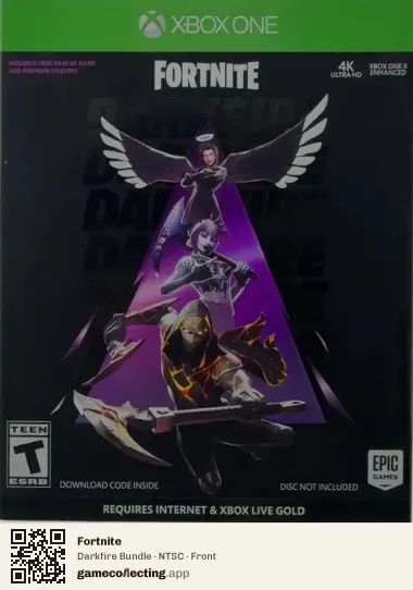 Fortnite Xbox One, NTSC box front