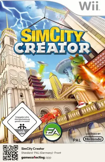 SimCity Creator Nintendo Wii, Germany box front