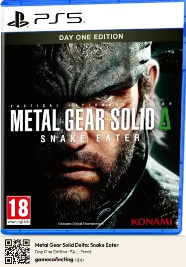 Metal Gear Solid Delta: Snake Eater PlayStation 5, PAL box front