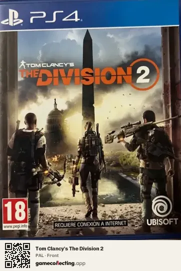 Tom Clancy's The Division 2 PlayStation 4, PAL box front