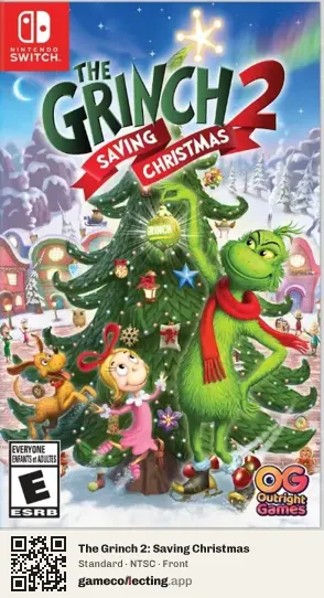 The Grinch 2: Saving Christmas Nintendo Switch, NTSC box front