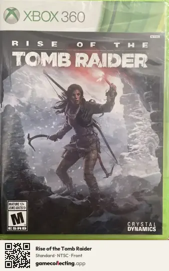 Rise of the Tomb Raider Xbox 360, NTSC box front