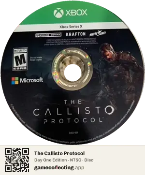 The Callisto Protocol Xbox Series X, NTSC disc