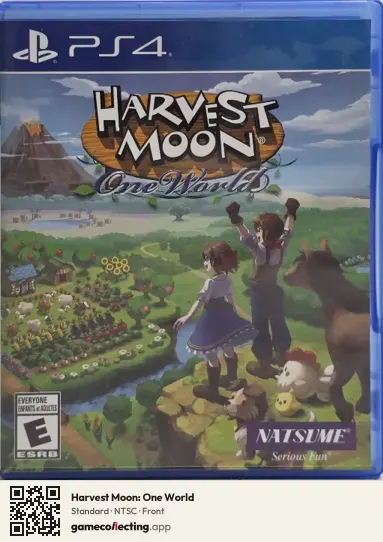 Harvest Moon: One World PlayStation 4, NTSC box front