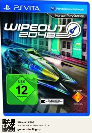 Wipeout 2048 PlayStation Vita, Germany box front
