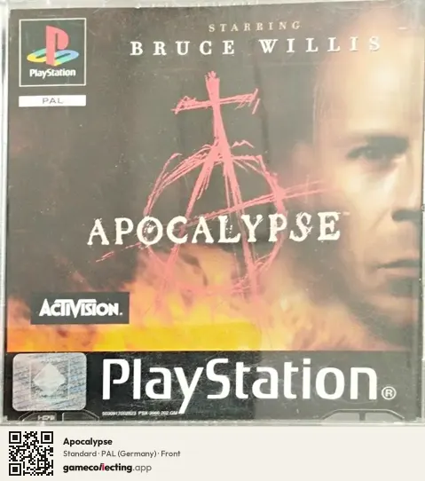 Apocalypse PlayStation, Germany box front