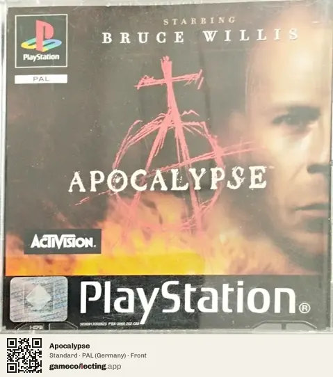 Apocalypse PlayStation, Germany box front