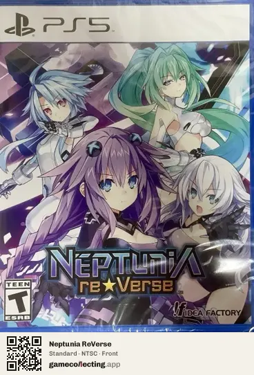 Neptunia ReVerse PlayStation 5, NTSC box front