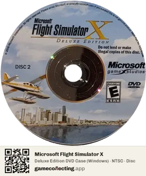 Microsoft Flight Simulator X Computer, NTSC disc