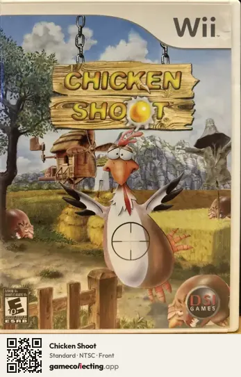 Chicken Shoot Nintendo Wii, NTSC box front