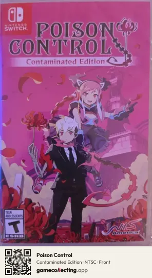 Poison Control Nintendo Switch, NTSC box front