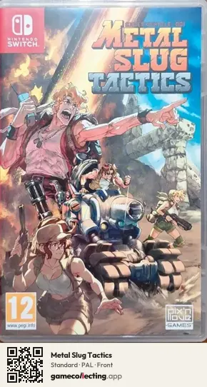 Metal Slug Tactics Nintendo Switch, PAL box front