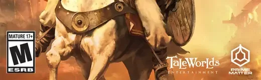 Mount & Blade II: Bannerlord, the ESRB box on its front