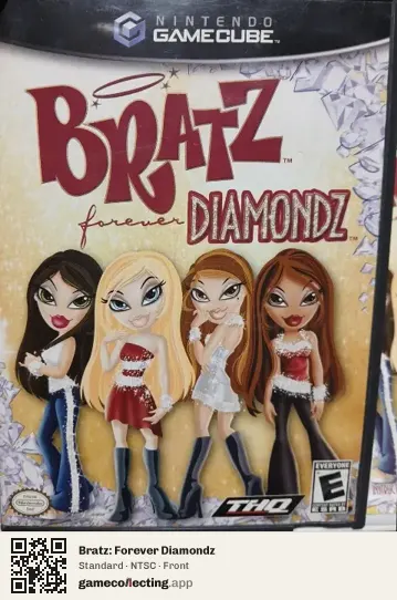 Bratz: Forever Diamondz Nintendo GameCube, NTSC box front