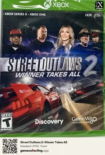 Street Outlaws 2: Winner Takes All Xbox Series X, NTSC box front