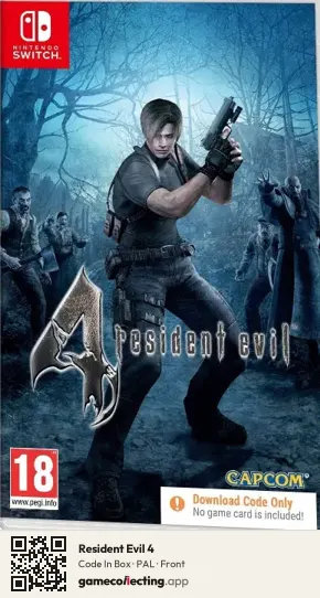 Resident Evil 4 Nintendo Switch, PAL box front