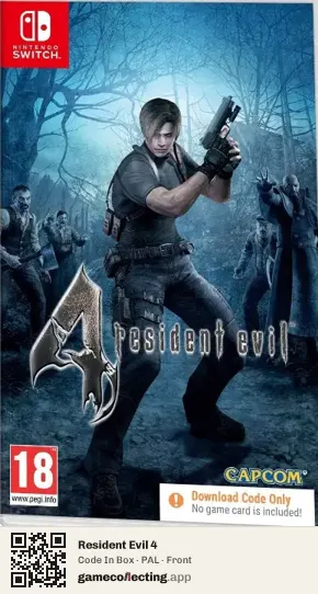 Resident Evil 4 Nintendo Switch, PAL box front
