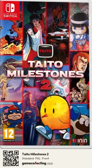 Taito Milestones 2 Nintendo Switch, PAL box front
