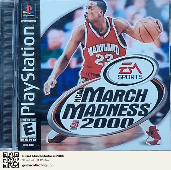 NCAA March Madness 2000 PlayStation, NTSC box front