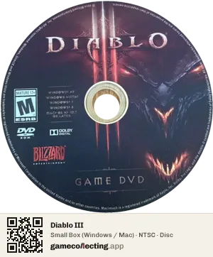 Diablo III Computer, NTSC disc