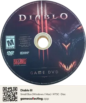 Diablo III Computer, NTSC disc