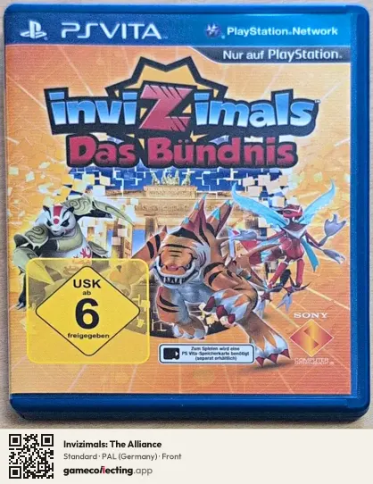 Invizimals: The Alliance PlayStation Vita, Germany box front
