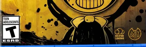 Bendy and the Ink Machine, the ESRB box on its front