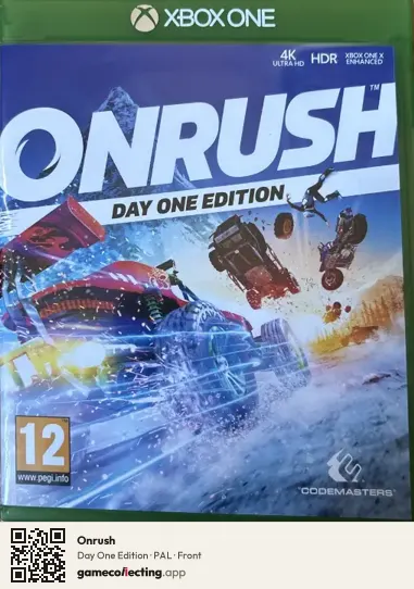 Onrush Xbox One, PAL box front