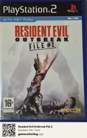 Resident Evil Outbreak File 2 PlayStation 2, PAL box front