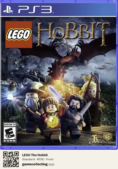 LEGO The Hobbit PlayStation 3, NTSC box front