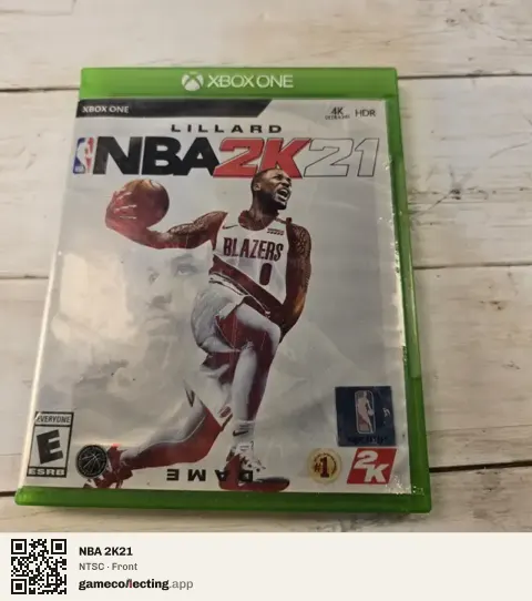 NBA 2K21 Xbox One, NTSC box front