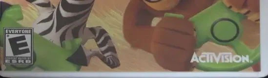 Madagascar Kartz, the ESRB box on its front