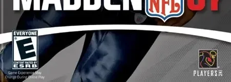 Madden NFL 07, the ESRB box on its front
