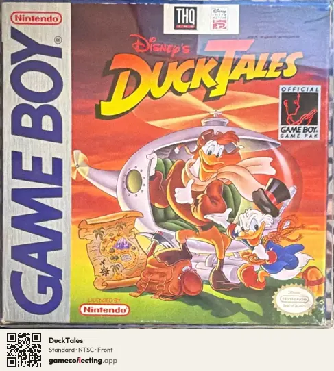 DuckTales Game Boy, NTSC box front