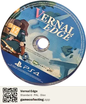 Vernal Edge PlayStation 4, PAL disc