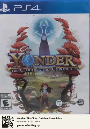 Yonder: The Cloud Catcher Chronicles PlayStation 4, NTSC box front