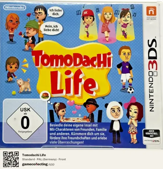 Tomodachi Life Nintendo 3DS, Germany box front