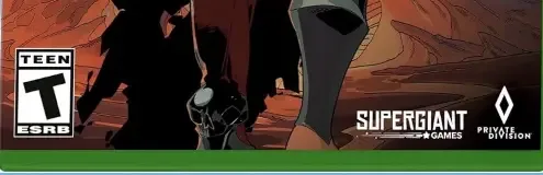 Hades, the ESRB box on its front
