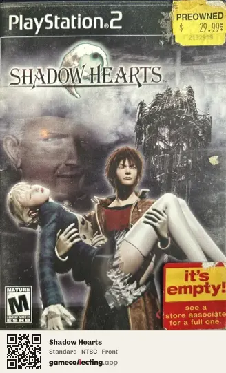 Shadow Hearts PlayStation 2, NTSC box front