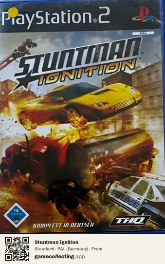 Stuntman Ignition PlayStation 2, Germany box front