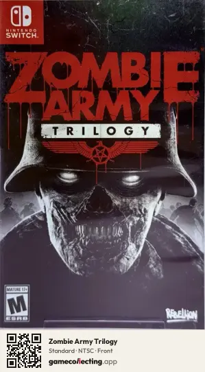 Zombie Army Trilogy Nintendo Switch, NTSC box front