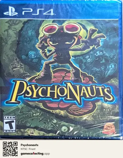 Psychonauts PlayStation 4, NTSC box front